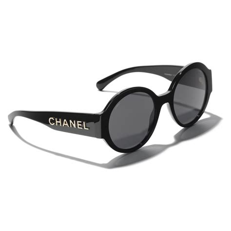 chanel round sunglasses 2020|chanel sunglasses with clear sides.